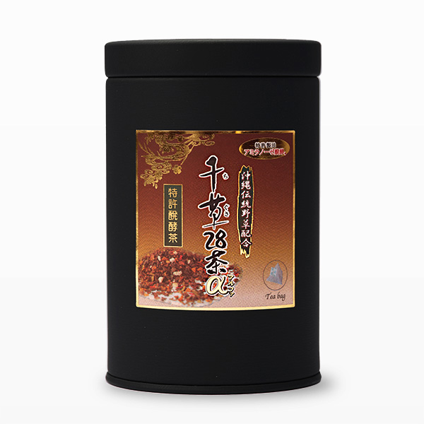 特許醗酵食品　千草28茶α　ティーバッグタイプ（茶缶入り）